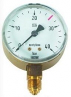 Manometer Azetylen 0-40bar Flaschendruck