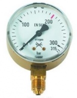 Manometer Sauerstoff 0-315bar Flascheninhalt
