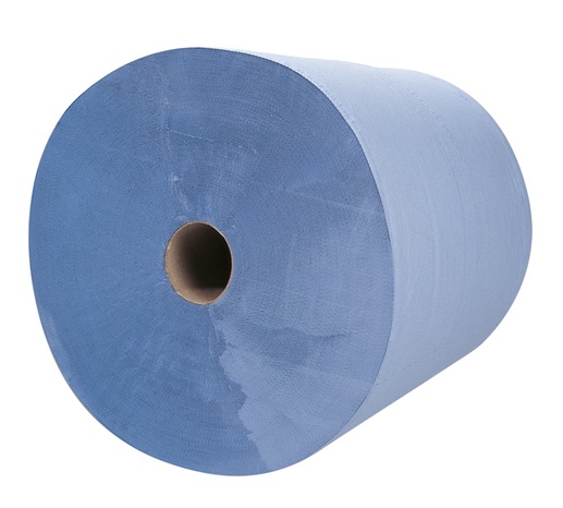 Industrie-Reinigungspapier 1 Rolle blau klein