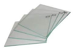 Vorsatzgl�ser farblos 90x110 Mineralglas (EN166)