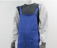 Aermelschoner Spaltleder mit Knopfloch/Druckknopf