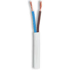 Kabel fr Steuerleitung 2x0,75 mm wei