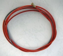 Stahlseele rot     1,0-1,2mm 4m Eur ZA