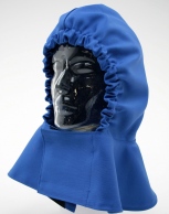 Kopfschutz (blau) mit Klettverschluss