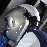 OPTREL e680 - titan mit Industriehelm