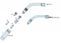 Gasdse TBI 7G/W  16mm schraubbar